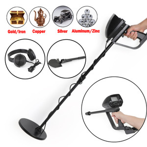 7.8" Gold Digger Deep Sensitive Metal Detector + Shovel + Earphone Waterproof