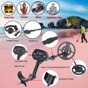 Big Coil Gold Digger Deep Sensitive Metal Detector + Shovel + Headphone Kits