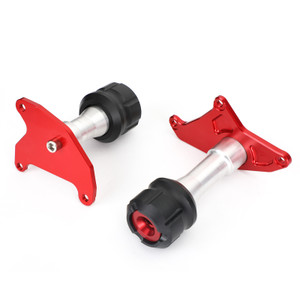 CNC Red Motorcycle Frame Slider Anti Crash for Honda MSX125 SF Grom 2013-2019