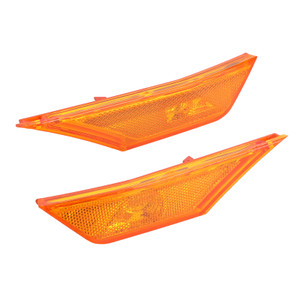 2¡Á Front Side Marker Light For Honda Civic 2016-2021 Amber
