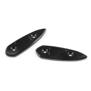 Mirror Eliminator Hole Cap Covers Yamaha YZF R3 (15-16) R25 (13-15) Black