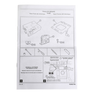 DT Integrated Trailer Brake Controller 82215278AE For Ram 1500 2019-2022