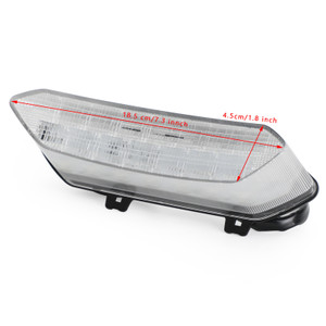 LED Brake Tail Light Fit For Yamaha Raptor 700/700R YFZ450R 2006-2018 Clear