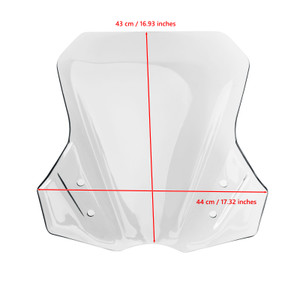 ABS Motorcycle Windshield WindScreen fit for Suzuki DL650 V-STROM 2017-2021