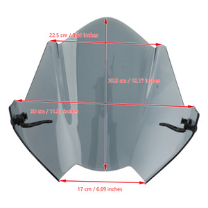 Windshield WindScreen fit for TRIUMPH SPEED TRIPLE 16-20 STREET TRIPLE 17-19