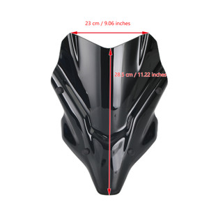 Windscreen Windshield Shield Protector fit for Yamaha MT-07 MT07 2021 Black