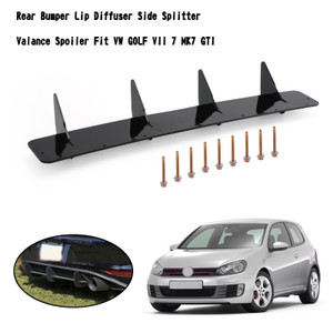 Rear Bumper Lip Diffuser Side Splitter Valance Spoiler Fit VW GOLF VII 7 MK7 GTI