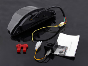 LED Taillight integrated Turn Signals for Yamaha Road Star XV1700 2002-2009 Smoke Generic