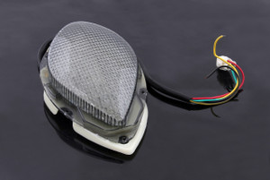 LED Taillight integrated Turn Signals for Yamaha XV1700 Road Star 2004-2015 Smoke Generic