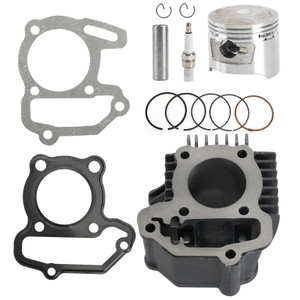 80cc Engine Piston Cylinder Top End Kit Fit for Yamaha Badger Moto-4 Raptor 80