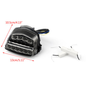 Integrated LED TailLight Turn Signals For Honda CBR1000RR 2008-2012 Smoke