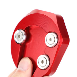 Kickstand Enlarge Plate Pad fit for Honda CBR150R17-2020 REBEL 500 CMX500 2020 Red