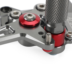 Aluminum Gray Rear Sets Footpegs Footrest For Kawasaki Z900 Z 900 2021 2022