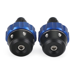 Universal Motorcycle 22mm 7/8" CNC Blue Bar End Weight Plugs Sliders 465grams
