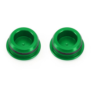 Aluminum Green Frame Hole Caps Plugs Cover Fit for Kawasaki Ninja 250 400 18-22