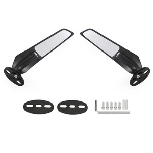 Adjustable Wing Fin Rearview Mirrors For Honda CBR600RR 03-17 CBR1000RR 04-07