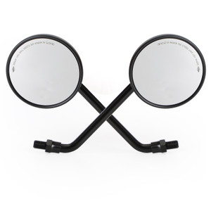 Classic Style Right & Left Black Mirror 10mm R/H For Honda CB Shadow Cruiser