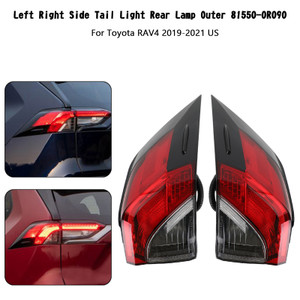 L+R Side Tail Light Rear Lamp Outer 81560/81550-0R090 For Toyota RAV4 2019-2021