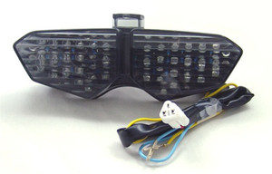 Integrated LED TailLight Turn Signals for Yamaha YZF R6 03-05 R6S 06-09 XTZ1200 Smoke Generic