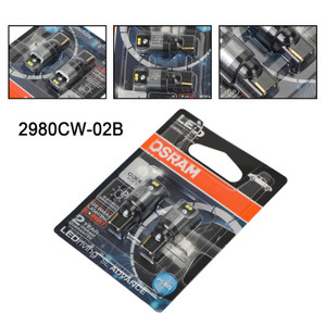 2x For OSRAM 2980CW Car Auxiliary Bulbs LED W5W 12V1.5W W2.1x9.5d
