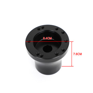 Golf Cart Aluminum Steering Wheel Adapter Hub fit for Club Car DS 1984-up Black