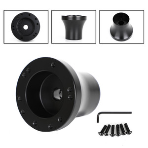 Golf Cart Aluminum Steering Wheel Adapter Hub fit for Club Car Precedent Black