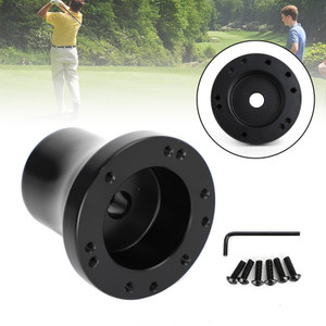 Golf Cart Aluminum Steering Wheel Adapter Hub fit for Club Car Precedent Black