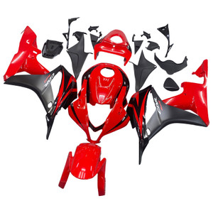 2007-2008 Honda CBR600RR Red Amotopart Fairing Kit Bodywork ABS #10 Generic
