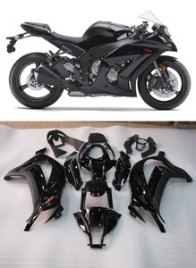 Injection Fairing Kit Bodywork Plastic Fit for Kawasaki ZX10R 2011-2015 black #1