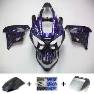 Injection Fairing Kit Bodywork Plastic ABS fit For Kawasaki ZX9R 2002-2003 #107