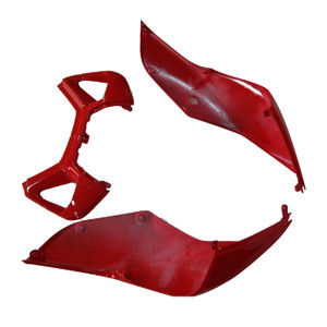 Fairing Injection Plastic Kit Red White Fit For Ducati 1199/899 2012-2014 Red #1