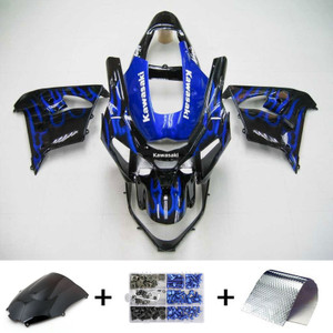 Injection Fairing Kit Bodywork Plastic ABS fit For Kawasaki ZX9R 2002-2003 #111