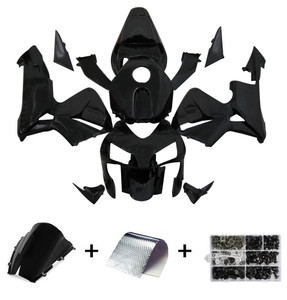 Injection Fairing Kit Bodywork ABS fit For Honda CBR600 RR 2003 2004 black #4