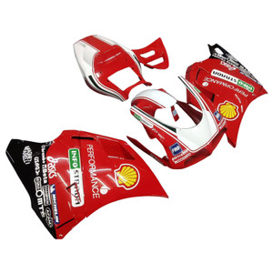 Fairing Kit For 1996-2002 Ducati 996 748 Red White Bodywork
