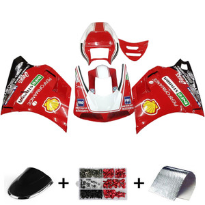 Fairing Kit For 1996-2002 Ducati 996 748 Red White Bodywork