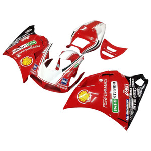 Fairing Kit For 1996-2002 Ducati 996 748 Red White Bodywork