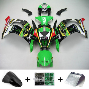 Injection Fairing Kit Bodywork Plastic ABS fit For Kawasaki ZX10R 2016-2019 #113
