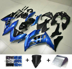 Injection Fairing Kit Plastic Fit for Kawasaki Ninja 650 EX650 2017-2019 Blue #16