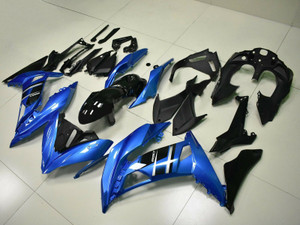 Injection Fairing Kit Plastic Fit for Kawasaki Ninja 650 EX650 2017-2019 Blue #16