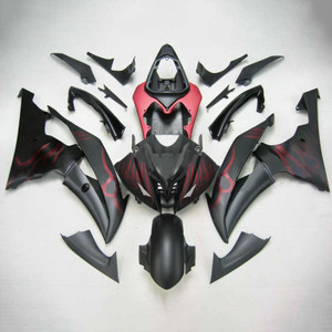 Injection Fairing Kit Bodywork Plastic ABS fit For Yamaha YZF 600 R6 2008-2016