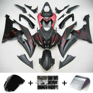 Injection Fairing Kit Bodywork Plastic ABS fit For Yamaha YZF 600 R6 2008-2016