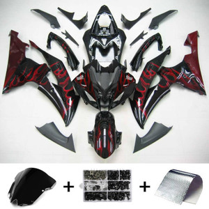Injection Fairing Kit Bodywork Plastic ABS fit For Yamaha YZF 600 R6 2008-2016 #110