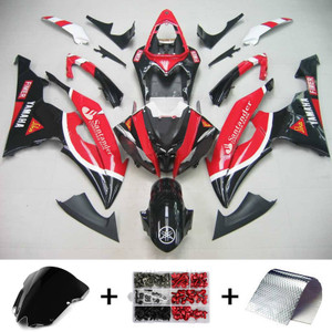 Injection Fairing Kit Bodywork Plastic ABS fit For Yamaha YZF 600 R6 2008-2016 #125