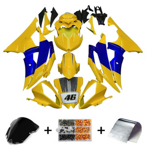 Injection Fairing Kit Bodywork Plastic ABS fit For Yamaha YZF 600 R6 2008-2016