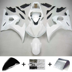 Injection Fairing Kit Bodywork Plastic ABS fit For Yamaha YZF 600 R6 2005 #102