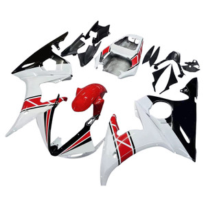 2005 Yamaha YZF 600 R6 Injection Fairing Kit Bodywork Plastic ABS #104 Amotopart Fairing