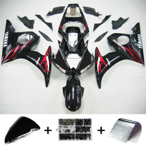 Injection Fairing Kit Bodywork Plastic ABS fit For Yamaha YZF 600 R6 2005 #108