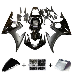 2005 Yamaha YZF 600 R6 Amotopart Injection Fairing Kit Bodywork Plastic ABS #111