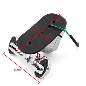 Skull Tail Light Rear Indicators Turn Signals License Tag Bracket Set Harley Davidson, Chrome, Amber LED Indicators