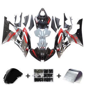 2008-2016 Yamaha YZF 600 R6 Injection Fairing Kit Bodywork Plastic ABS #161
